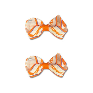 Clemson Mini Bow Pair