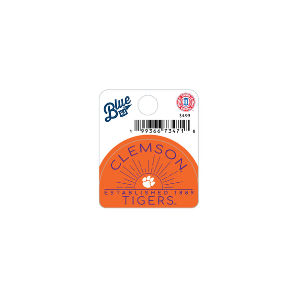 Clemson Mini Brickfall Sticker