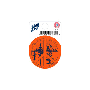 Clemson Mini Calm Day Waves Sticker