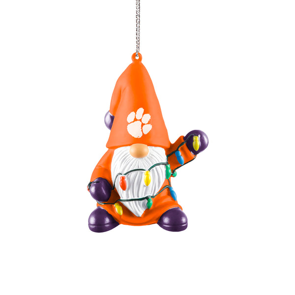 Clemson Mini Gnome Ornament
