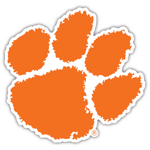 Clemson Mini Paw Decal - ORANGE