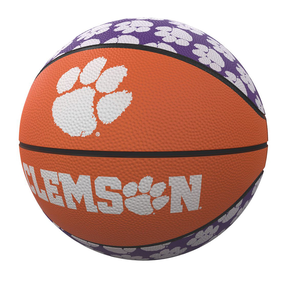 Clemson Mini Rubber Basketball