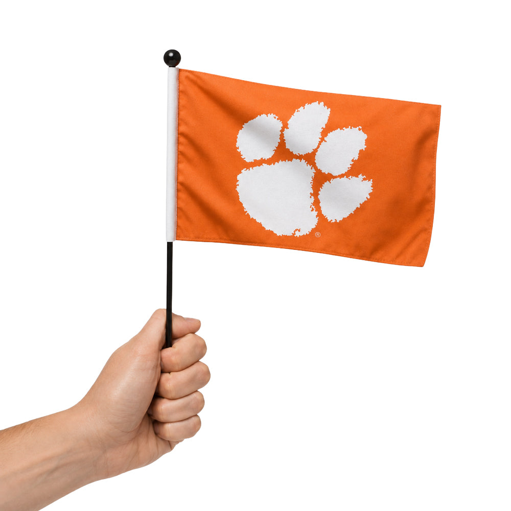 Clemson Mini Stick Flag
