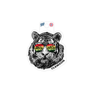 Clemson Mini Tiger Nice Shades Sticker