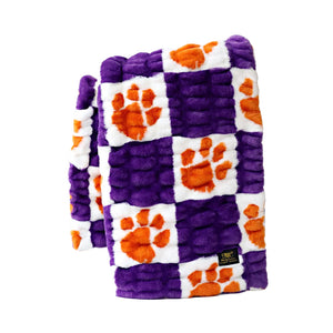 Clemson Minky Couture Team Blanket