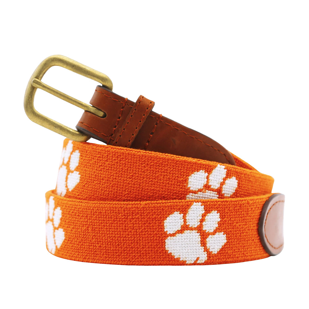 Clemson Needlepoint Web Belt
