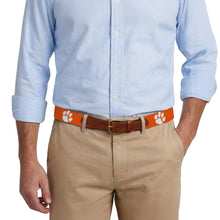 Clemson Needlepoint Web Belt