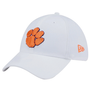 Clemson New Era 39THIRTY Paw Cap - WHITE