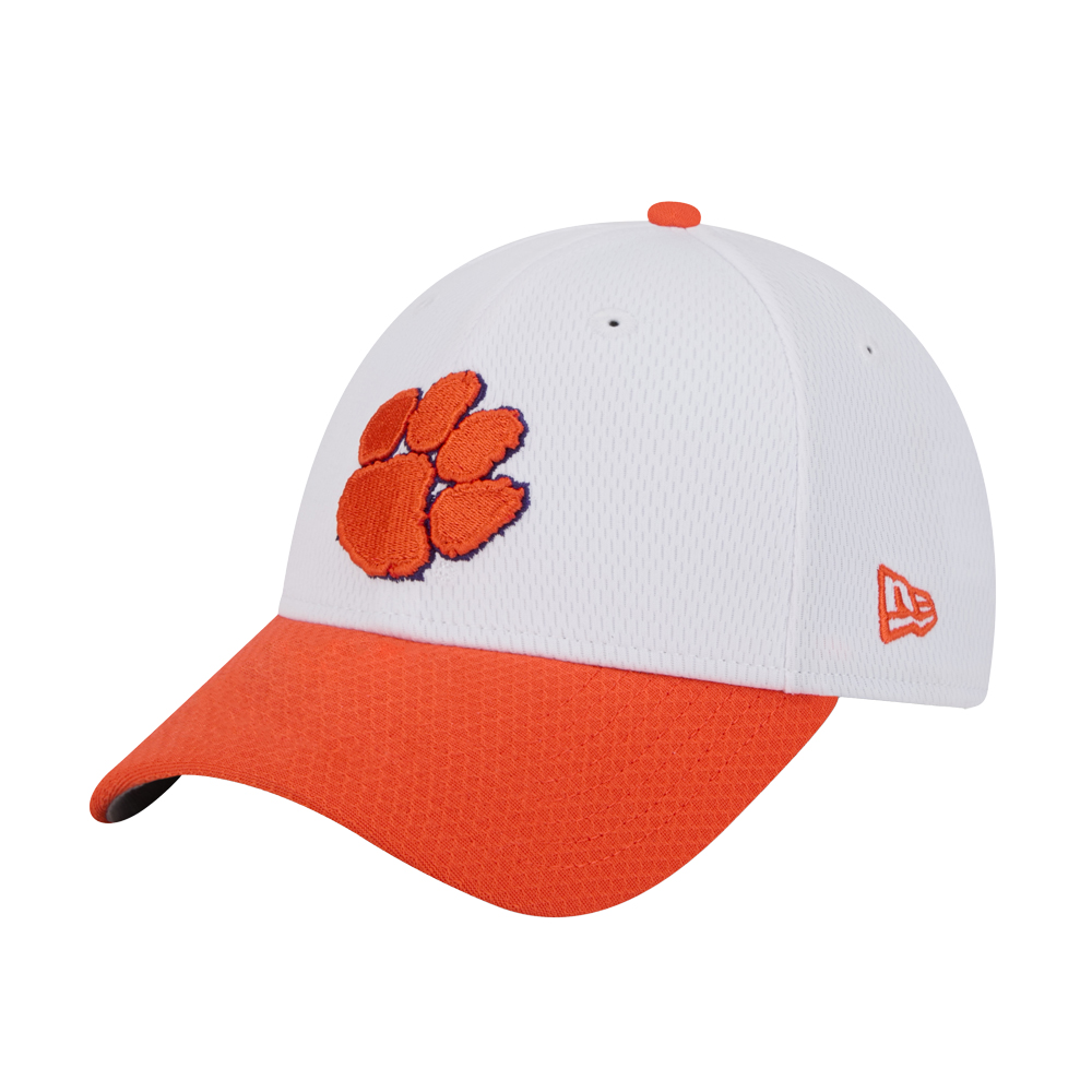Clemson New Era 9FORTY Stretch Snap Paw Cap - WHITE