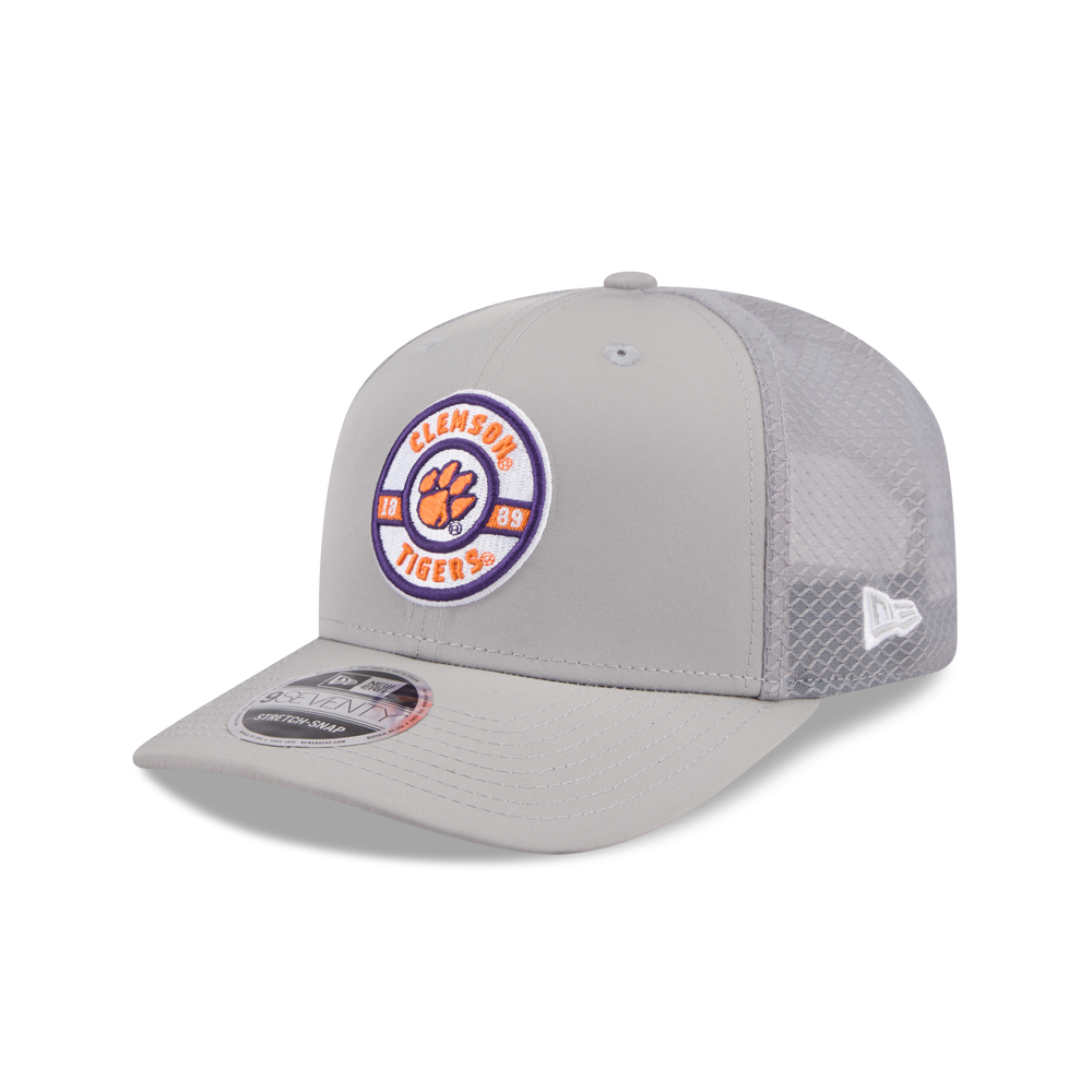Clemson New Era 9SEVENTY Active Circle Cap - LT GREY