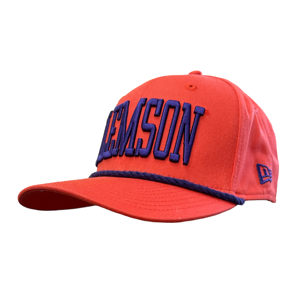 Clemson New Era 9SEVENTY Stretch Snap Rope Cap - ORANGE