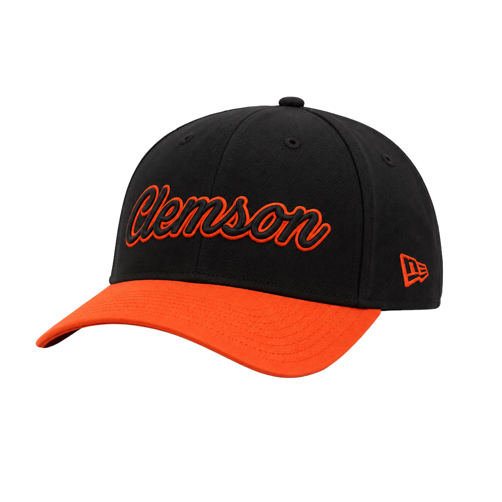 Clemson New Era 9SEVENTY Stretch-Snap Tonal Clemson Cap - BLACK