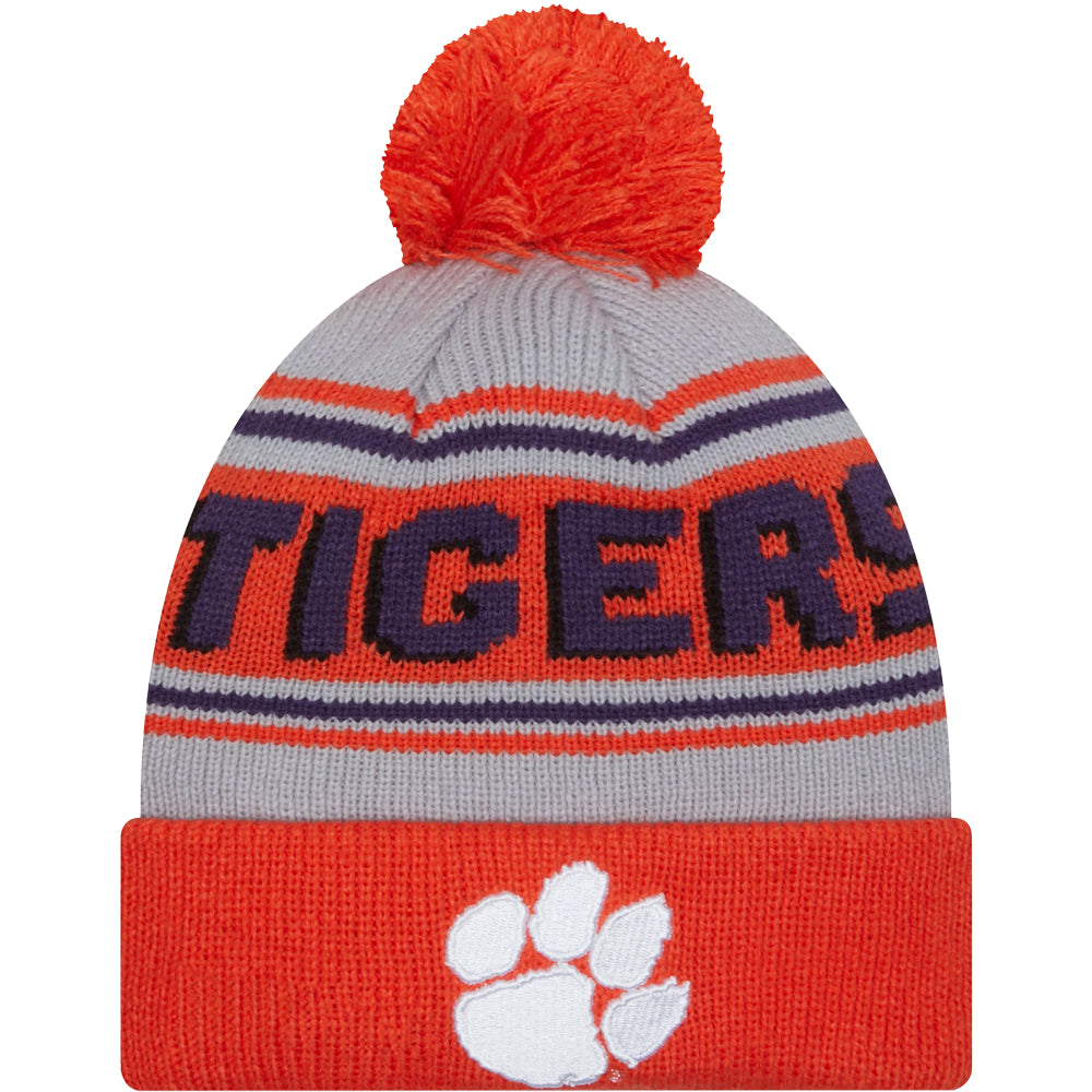 Clemson New Era Knit Cuff Paw Beanie