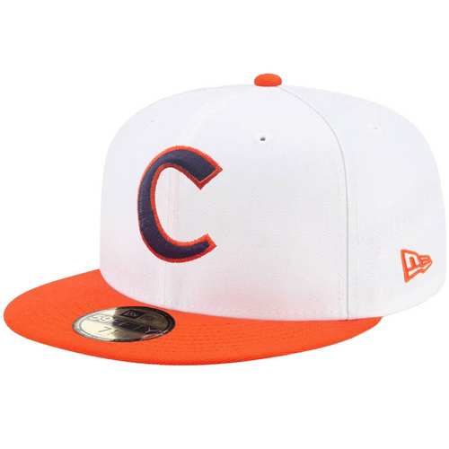 Casquette Clemson Tigers – Blanc/orange/bleu – Brodée – Taille Unique – Occasion