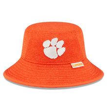 Clemson New Era Paw Heather Bucket Hat - ORANGE