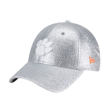 Clemson New Era Women's 9FORTY Sparkly Paw Cap - SILVER