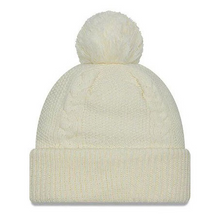 Clemson New Era Women's Cable Knit Beanie  - WHITE