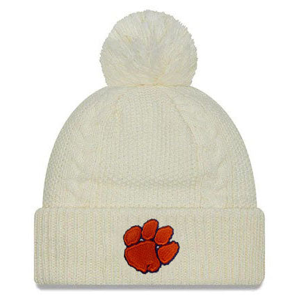 Clemson New Era Women's Cable Knit Beanie 