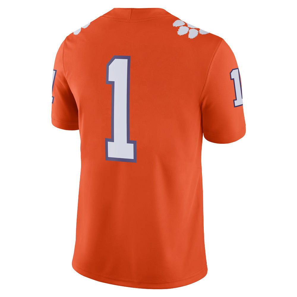Clemson Nike #1 Home Football Jersey - ORANGE