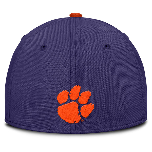 Clemson Nike 2-Tone SwooshFlex Rise Cap - ORANGE
