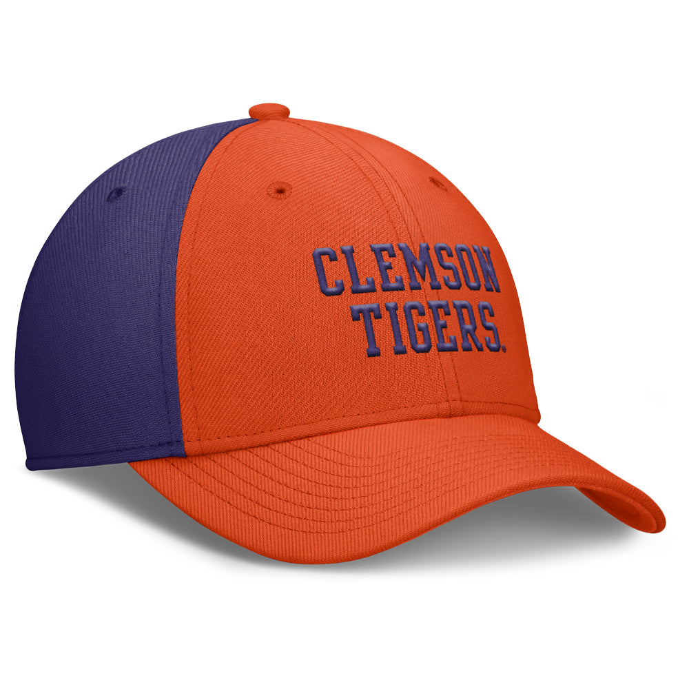 Clemson Nike 2-Tone SwooshFlex Rise Cap