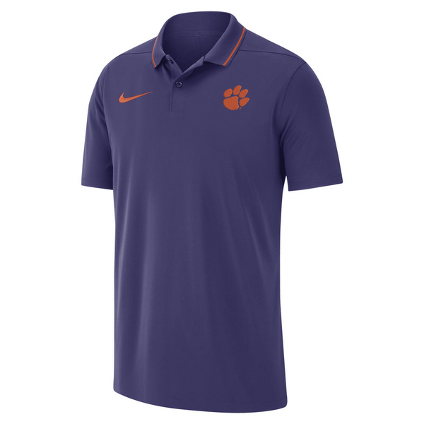 Clemson Nike 2023 DRI-FIT Coaches Polo