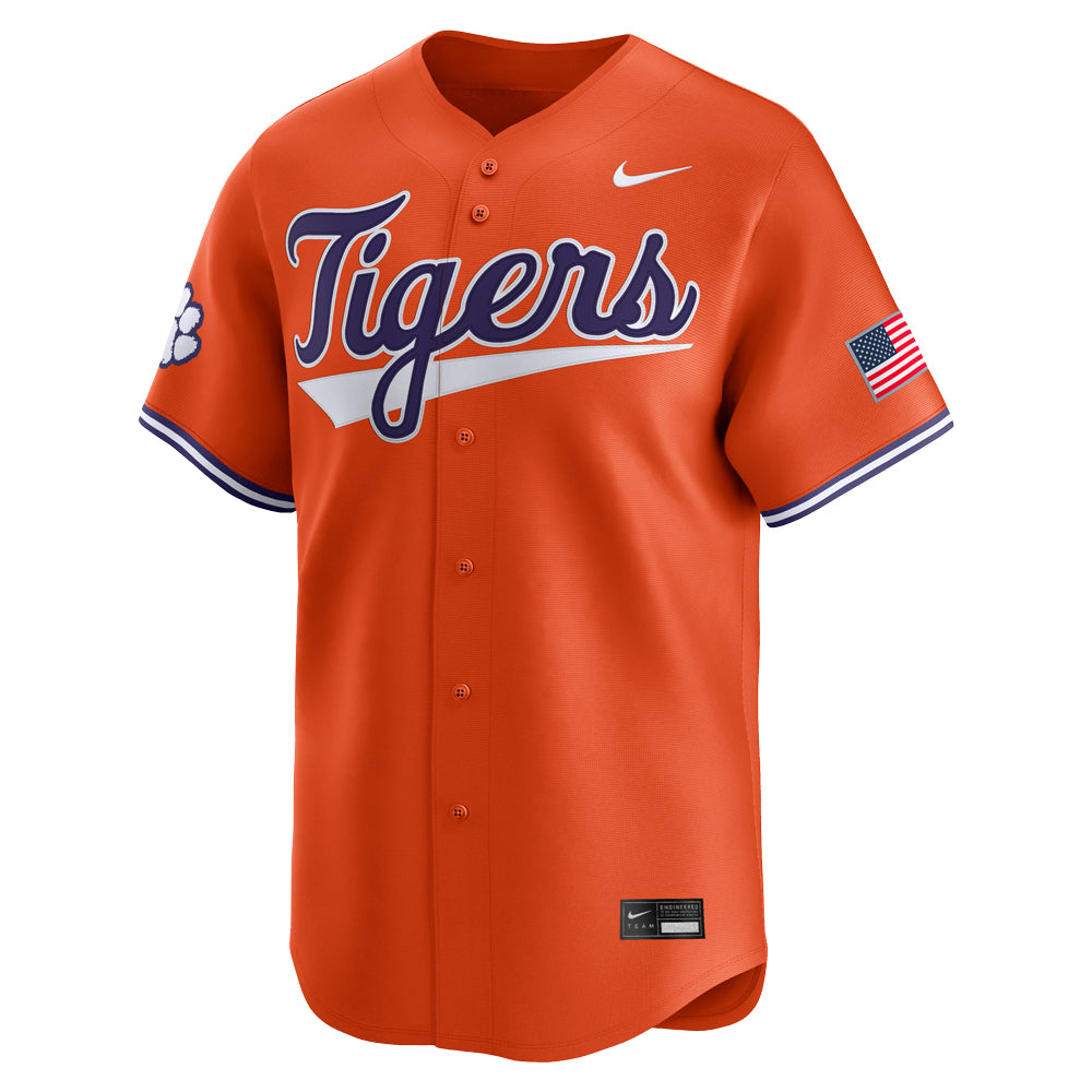 Clemson Nike 2026 Tigers Baseball Jersey