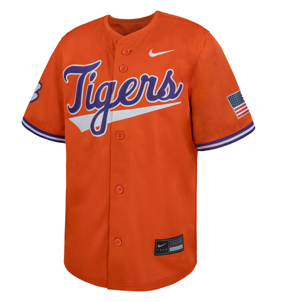 Clemson Nike 2026 Youth Tigers Baseball Jersey