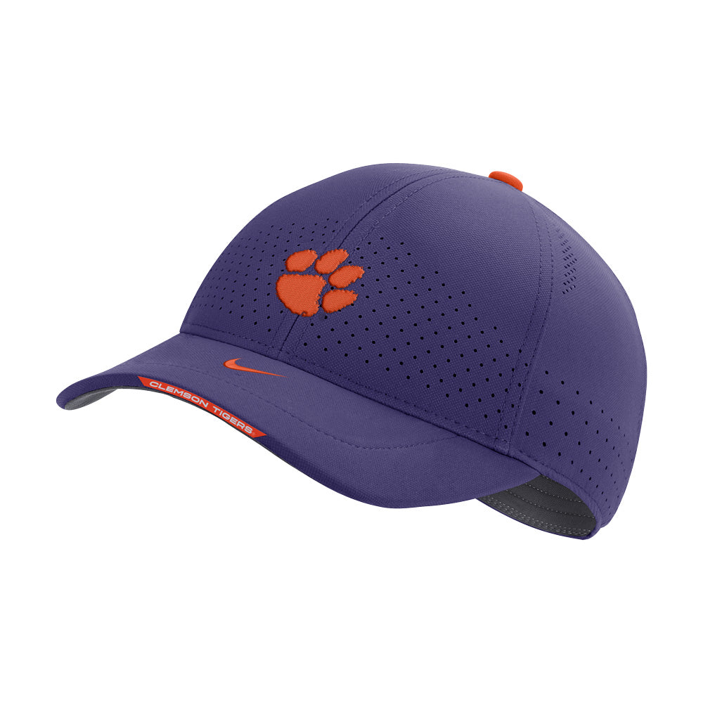 Clemson Nike Aero L91 Adjustable Sideline Cap