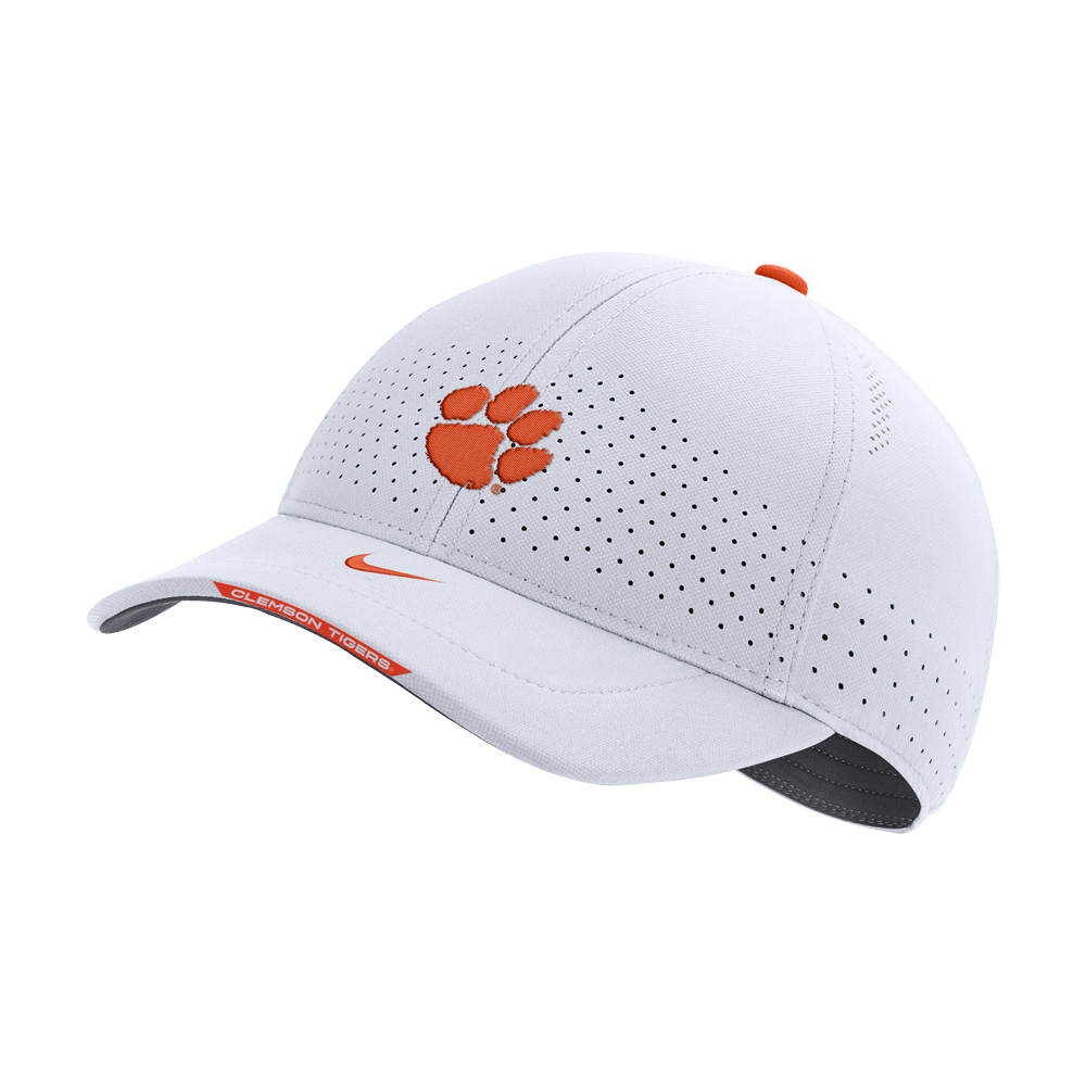 Clemson Nike Aero L91 Adjustable Sideline Cap