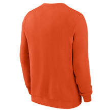 Clemson Nike Arch Over Paw Club Crewneck - ORANGE