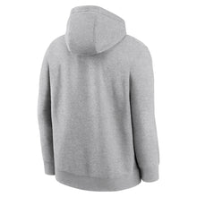 Clemson Nike Arch Over Paw Club Hoodie - MD GREY