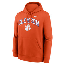Clemson Nike Arch Over Paw Club Hoodie - ORANGE
