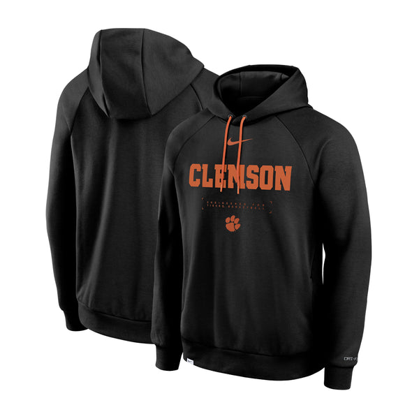 Clemson Nike Basketball Practice Fleece Hoodie - BLACK