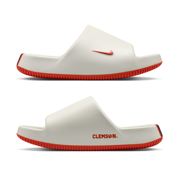 Clemson Nike Calm Slides - IVORY
