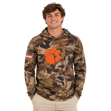 Clemson Nike Camo Hoodie Tee - CAMO