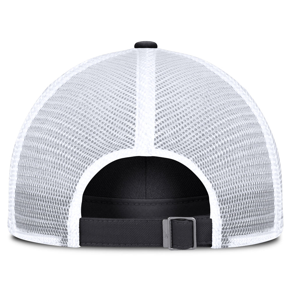 Clemson Nike Club Block C Trucker Cap - DK GREY