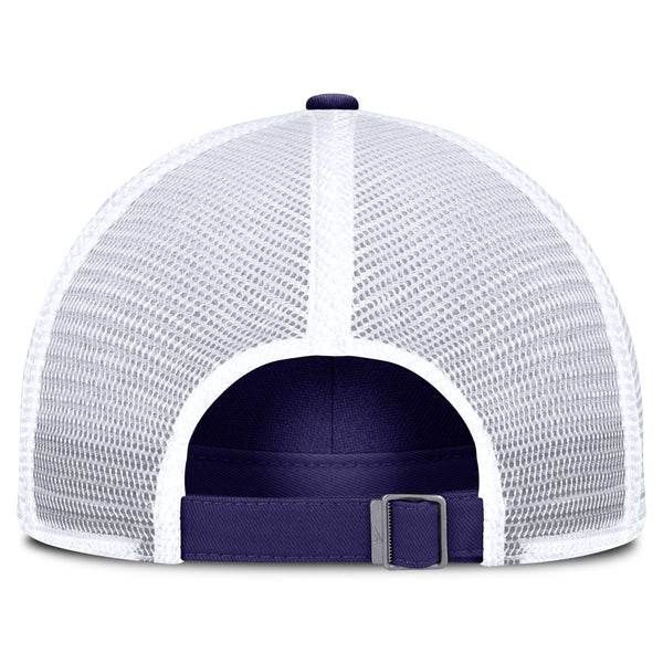 Clemson Nike Club Block C Trucker Cap - PURPLE