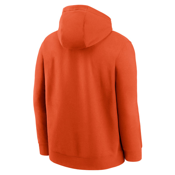 Clemson Nike Club Fleece Two-Hit Tigers Hoodie - ORANGE