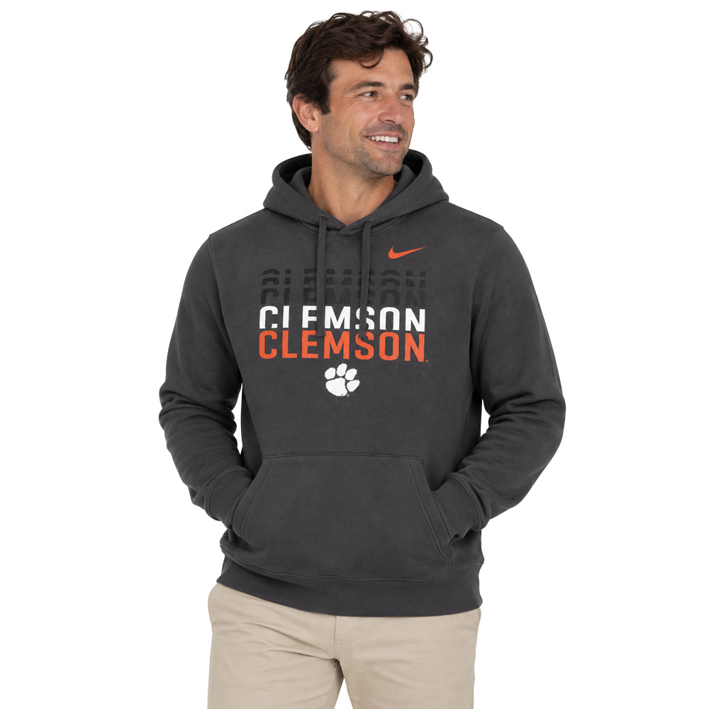 Clemson Nike Club Kinetic Hoodie