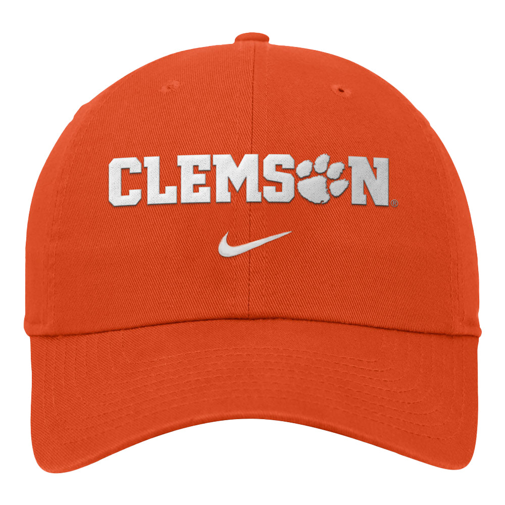 Clemson Nike Club Paw Hammer Cap - ORANGE