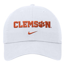 Clemson Nike Club Paw Hammer Cap - WHITE