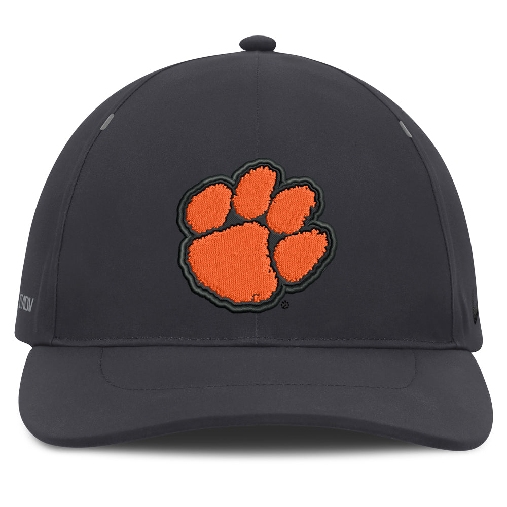 Clemson Nike Club Performance Cap - DK GREY