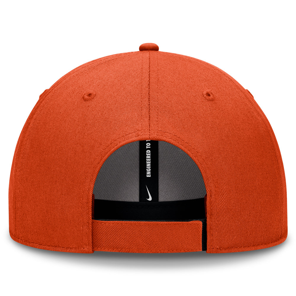 Clemson Nike Club Structured Patch Cap - ORANGE