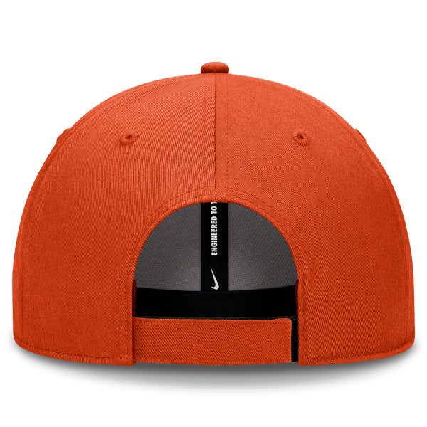 Clemson Nike Club Structured Patch Cap - ORANGE