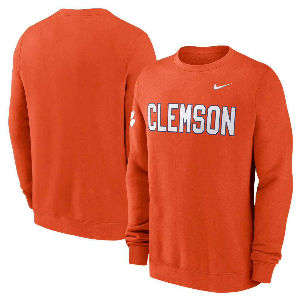 Clemson Nike Coaches Club Crew - ORANGE