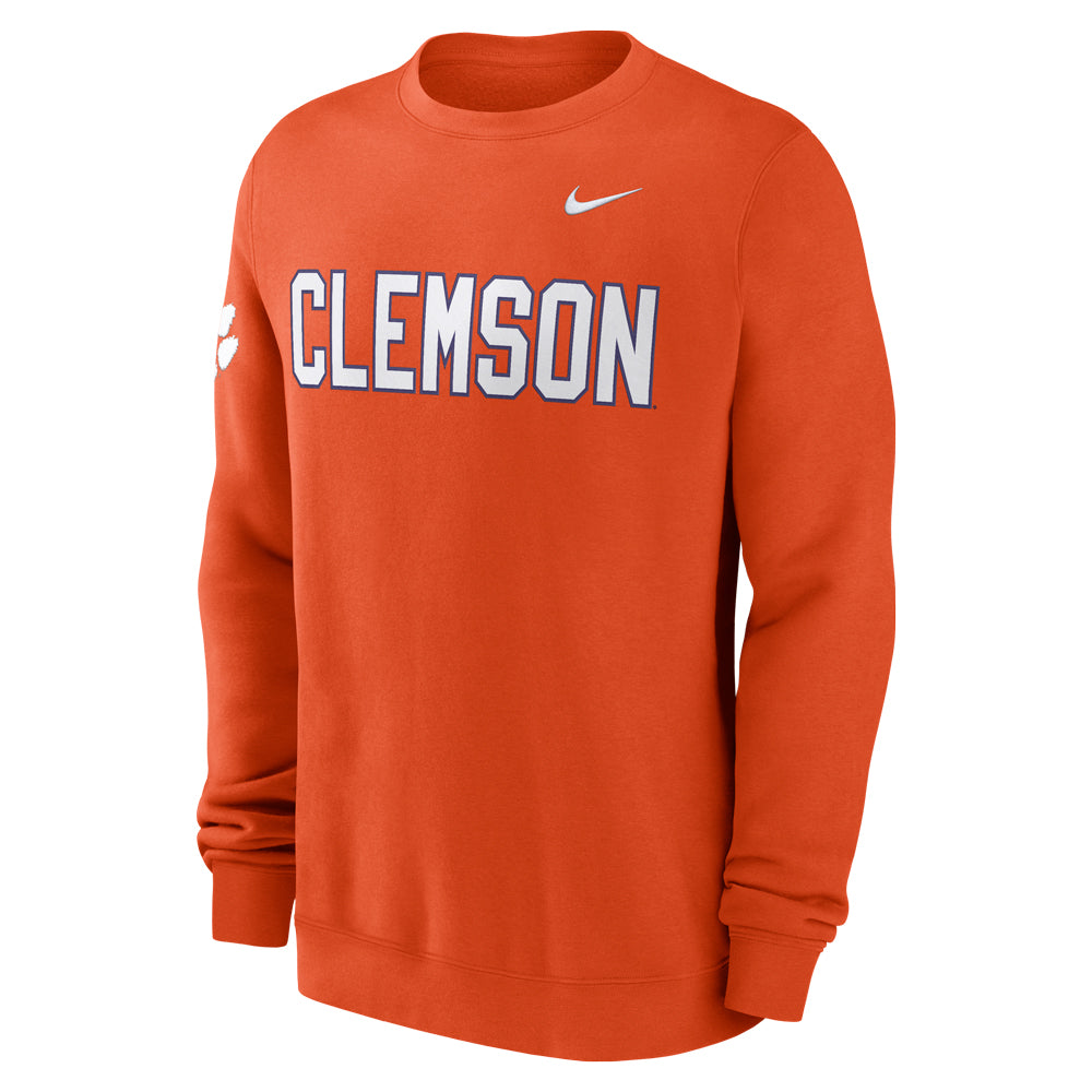Clemson Nike Coaches Club Crew - ORANGE