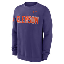 Clemson Nike Coaches Club Crew - PURPLE