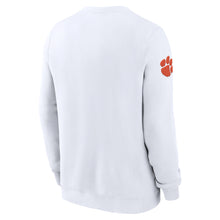 Clemson Nike Coaches Club Crew - WHITE