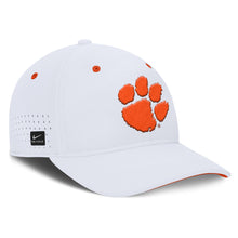 Clemson Nike Coaches SwooshFlex Paw Cap - WHITE